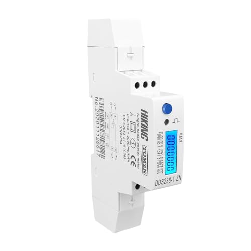 5(45) A 45A 220V 230V 50HZ 60HZ Spannung Strom einphasig Din-Schiene Wattstunden-Energiezähler mit RS485 von EBGAZSPD