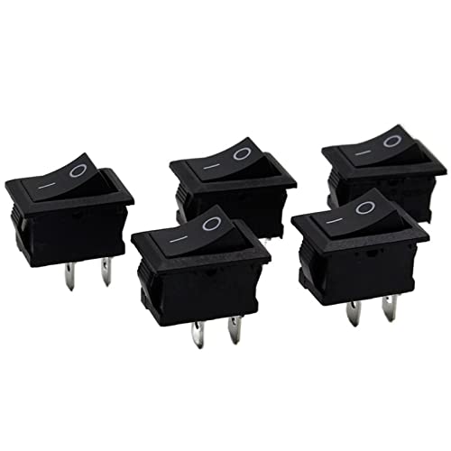 5 Stücke Schwarzer Druckknopf Mini Schalter 6A-10A 110V 250V KCD1 2Pin Snap-in Ein/Aus Wippschalter 21MM * 15MM Schwarz 5 Stücke Schwarzer Druckknopf Mini Schalter 6A-10A 110V 250V KCD1 2Pin Snap-in Ein/Aus Wippschalter 21MM * 15MM Schwarz von EBGAZSPD