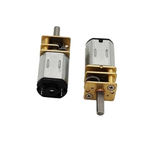 6 V/12 V DC N20 Getriebemotor Elektrischer Mikrometallmotor mit niedriger Drehzahl 10 U/min 15 U/min for Zahnrad Smart Lock DIY Spielzeugroboter(15_12V) von EBGAZSPD