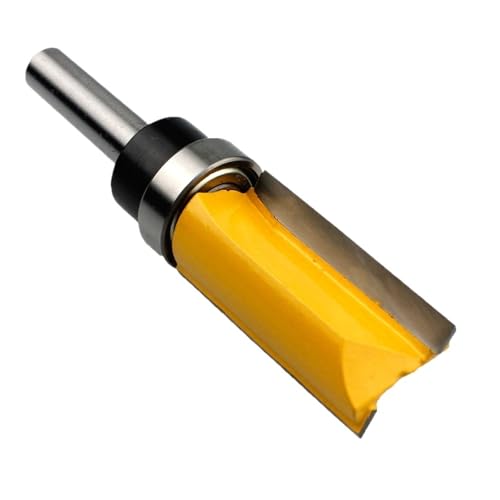 8mm Schaft Vorlage Trim Scharnier Stemmen Router Bit Gerade Ende Mühle Trimmer Reinigung Bündig Trim Zapfen Holzbearbeitung Werkzeuge(8x19.05x25mm) von EBGAZSPD