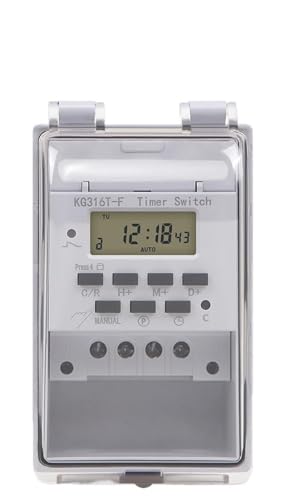 Automatischer digitaler Zeitschalter Relais Programmierbarer Timer Controller mit wasserdichter Box for den Außenbereich 220 V 30 A Automatischer digitaler Zeitschalter Relais Programmierbarer Timer Controller mit wasserdichter Box for den Außenbereich 220 V 30 A von EBGAZSPD