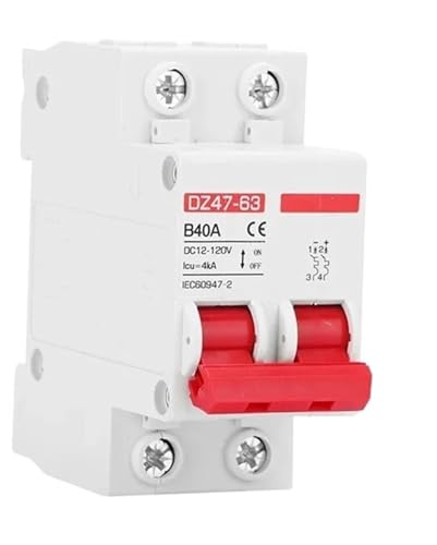 DC 12V 24V 48V 60V 110V Leistungsschalter Batterie Schützen Schalter Positive Negative Kurzschluss 2P 10A 20A 50A 100A 125A 150A(1P,32A) von EBGAZSPD