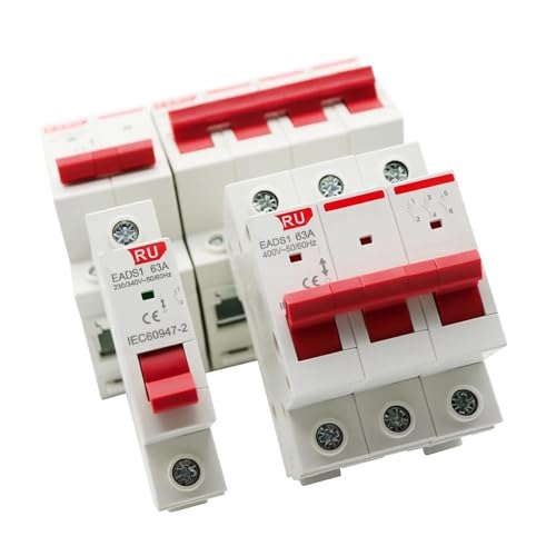 Din-Schiene 1P 2P 3P 4P 40A 63A 100A 125A Messerschalter Trennschalter Industrie-Leistungsschalter AC 230V 400V(2P,125A) von EBGAZSPD