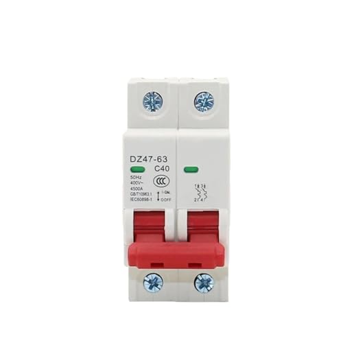 Din-Schienen-Leistungsschalter 1P 2P 3P 4P AC 400V MCB 6A 10A 16A 20A 25A 32A 40A 50A 63A Haushaltsstromkreis-Luftschalter DZ47-63(1P,6A) von EBGAZSPD