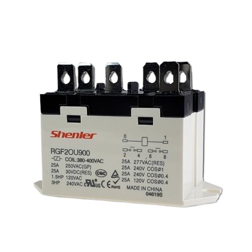 EBGAZSPD Leistungsrelais RGF2OU740 RGF2OU900 220 VAC 380-400 VAC 25A 6PIN 6 Fuß 2 Sätze normalerweise austauschbarer JQX-76F-TU-2A * 2 STÜCKE(380-400VAC) von EBGAZSPD