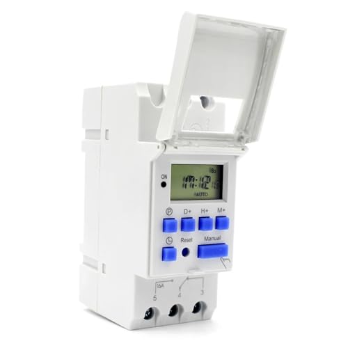 Elektronische wöchentliche programmierbare digitale Relais-Timer-Schaltersteuerung AC 220 V 230 V 12 V 24 V 48 V 16 A(16A 220V-240V) von EBGAZSPD