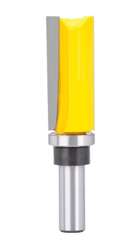 Fräser, 12 mm Schaft, Schablone, Zierleiste, Scharnier, Stemmfräser, gerader Schaftfräser, bündiger Zierzapfen, Holzbearbeitungswerkzeuge(21x39.5mm) von EBGAZSPD