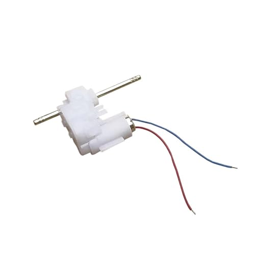 Getriebemotor DC 1,5 V-5 V 3 V 3,7 V 390 U/min Doppelwelle Mikrokernloses Getriebe Untersetzungsgetriebe Motor DIY Hobby Spielzeug von EBGAZSPD