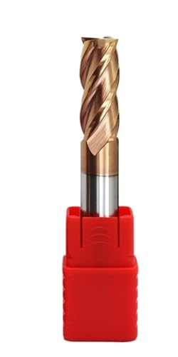 HRC55 4-Schaft 10 STÜCKE Fräser Wolfram Stahl Hartmetall Legierung Beschichtung 4-Flöte Flachfräser(4.0x10Cx4Dx50L-10PCS) von EBGAZSPD
