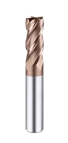 HRC55 Hartmetall-Schaftfräser, beschichteter Fräser for die Metallbearbeitung, Drehfräser, Wolframstahl-Fräser, flacher Schaftfräser(D18xD18x45x100L,1Pc HRC55 4F) von EBGAZSPD