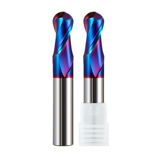 HRC65 HRC70 Kugelkopffräser Wolframkarbid-Fräser Fräser Fräswerkzeug R0.5 6mm 8mm 10mm 12mm Metall(HRC72,R0.5x2xD4x50L) von EBGAZSPD