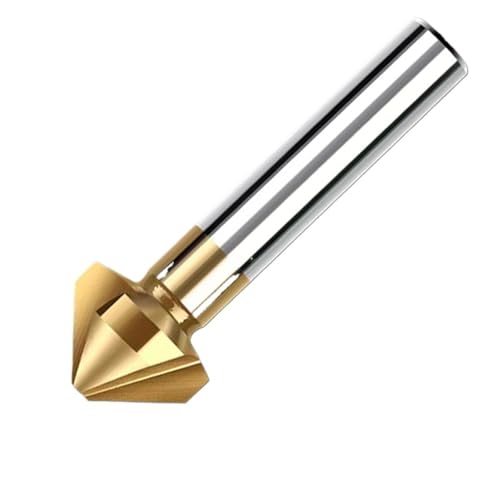 HSS-Senker-Anfasfräswerkzeug, 1 3-Flöten-Fräser for Metall, Entgratöffnung, Rose Cove-Bohrer, 90/60/120 Grad(4PCS_1F_R) von EBGAZSPD