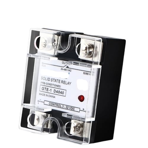 Halbleiterrelaismodul 10 A 25 A 40 A 50 A 60 A 80 A 100 A DC zu AC AC zu AC DC zu DC 24–380 V AC Einphasen-Steuerrelais(AC control AC,40A) von EBGAZSPD