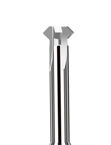 Hartmetall-Fasenfräser Wolframstahl-Fasenfräser Oberer unterer Fase-Metallfräser(60 degree,Coated,D10x60L) von EBGAZSPD