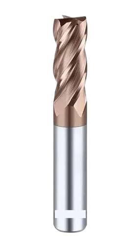 Hartmetall-Radius-Endschneider-Mühle Aluminium-CNC-Fräser for Metall-Wolframstahl-Bearbeitungs-Endmils(4FHRC45,D5x5Dx25x100L) von EBGAZSPD