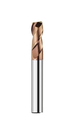 Hartmetall-Schaftfräser HRC55 Schneidwerkzeug Intervall 0,1 mm for die Bearbeitung von flachen Metallfräsern 2/4 Flöten Wolframstahl-Fräser(HRC55 4F,D1.4xD4x50L) von EBGAZSPD