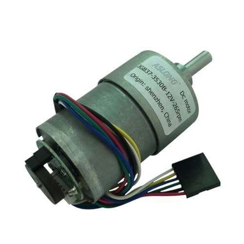 JGB37-3530B Encodermotor Verzögerungsmotor Drehzahlmessmotor 12V 24V 6RPM-1600RPM(12V 166RPM) von EBGAZSPD