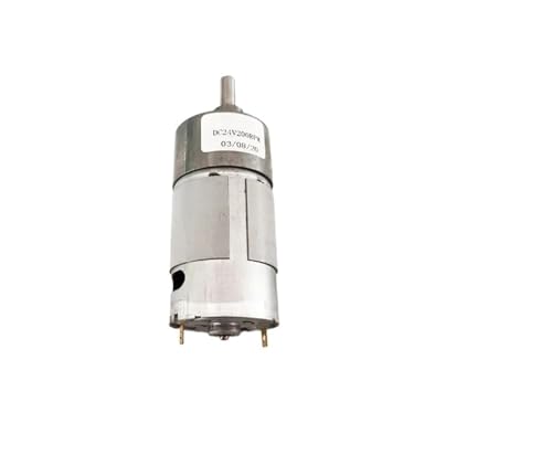 JGB37-545 Elektromotoren mit niedriger Drehzahl 7-960 U/min Motor 12-36 V Gleichstrommotor mit hohem Drehmoment Untersetzungsgetriebe for Drucker 24 V(Package D,7RPM_12V) von EBGAZSPD