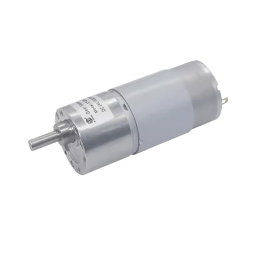 JGB37-555 Hohes Drehmoment Niedrige Geschwindigkeit 12V Elektrischer Gleichstrom-Getriebemotor Micro 24V 555 Gleichstrom-Getriebe-Untersetzungsmotor Getriebemotor for Roboterarm(6RPM_12V) von EBGAZSPD