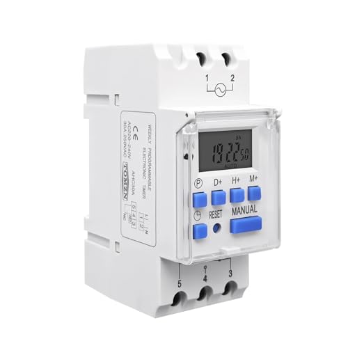 Programmierbarer digitaler Zeitschalter Relais Timer AC 220V 230V 12V 24V 48V 16A(48V AC DC) von EBGAZSPD