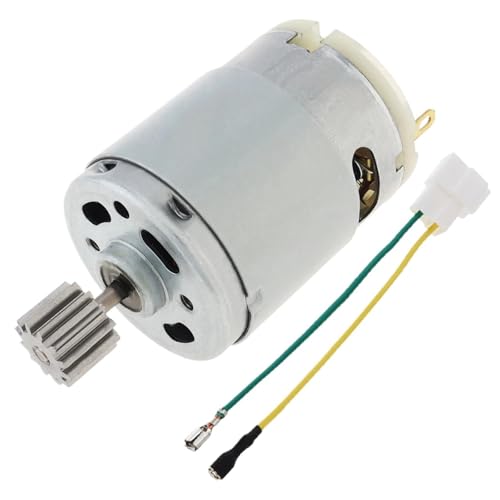 R380 R390 12 Zähne Gleichstrommotor 6V 12V 12000-20000RPM Kinder-Fernbedienungsautomotor R 380 390 Hochgeschwindigkeits-Elektromotor(12000 RPM_R380 12V) von EBGAZSPD
