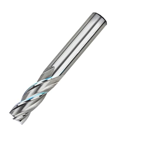 Schaftfräser HSS-Metallschneider Co8 Kobalt D1-32mm 2 3 4 Flöten Zähne Aluminium-Fräswerkzeug Schlüsselsitz-Fräser(12.5mm,4F-HSS-Co8) von EBGAZSPD