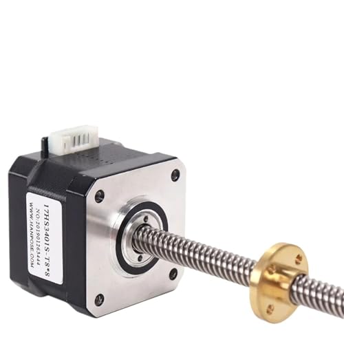 Schrittmotor T8 Blei 2/4/8MM Schraube 300MM Länge 1,8 Grad 17HS3401S-T8 1,3 EINE 28N.CM for 3D Drucker Monitor(17HS3401S-T8x2-300mm) von EBGAZSPD
