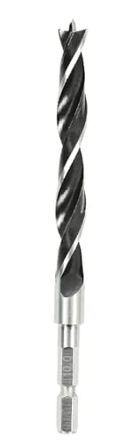 Sechskantschaft Dreipunkt-Holzbearbeitungsbohrer Perforationsstützbohrer Bohrmaschine Drehkopf Holzbrettloch Spezial(4mm,7PCS) von EBGAZSPD