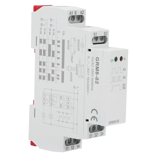 Stromstoßrelais Elektronisches Stromstoßrelais GRM8-02 Elektronisches Stromstoßrelais Stromstoßrelais Speicherrelais AC-Stromstoßrelais von EBGAZSPD