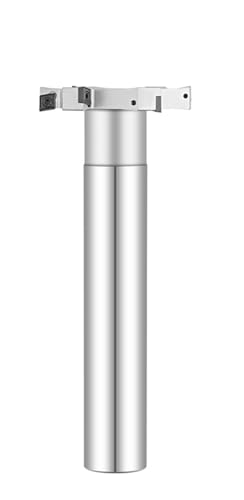 T-Nutfräser Stabserie Schlitzfräser Dreikantfräser Stab T-förmiger Fräserschaft Schlitzbreite 6mm(MTS-35-H6-C20T4-200) von EBGAZSPD