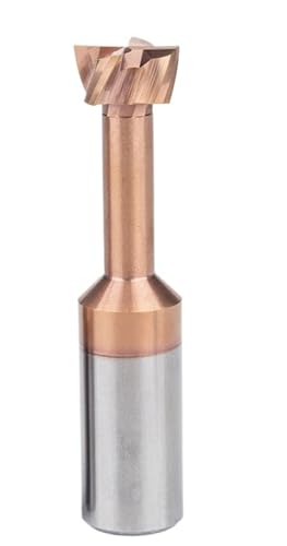 T-Nutfräser TiCN-beschichtetes Hartmetall HRC55 Schaftfräser Legierung Wolframstahl Schlitzfräser for Stahl Aluminium(Aluminum,D7xH1.5) von EBGAZSPD