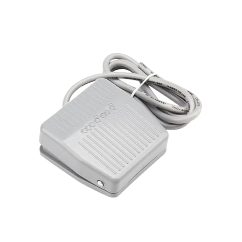 TFS-201 Fußschalter Fuß-Momentansteuerschalter for medizinische Geräte Elektrisches Pedal Grau NO NC SPDT Fußschalter-Controller(2m wire) von EBGAZSPD