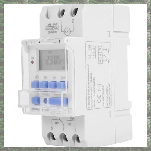 TM919A-2 Programmierbare Digitale Zeit Schalter Relais Timer Control AC 220V 16A Din Schiene Montieren von EBGAZSPD