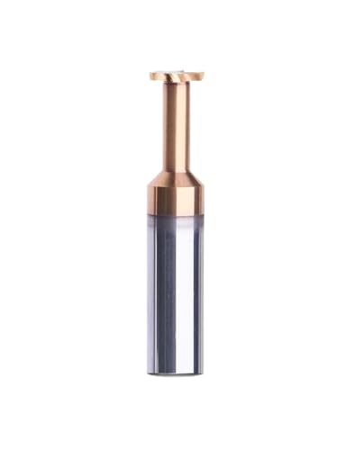 Wolframstahllegierungsfräsen T-Nutfräser Bearbeitung von Hartstahl Salloy-Stählen Spezialnutfräser(12x2.0Hx6dx12Sx50L) von EBGAZSPD