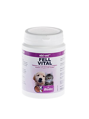 EBI-VET Fell Vital Tabs für Hunde und Katzen 150g von EBI-VET