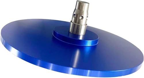 EBIEFLY Großer Luft-Schnellverbinder, Vakuum, Vakuum, U-Schloss, Maschinenaufsätze, Saugnapf, Säbelsäge, Adapter, verhindert Rotation, Sawzall, glatte Aluminiumlegierung, 12 cm (blau, groß) von EBIEFLY