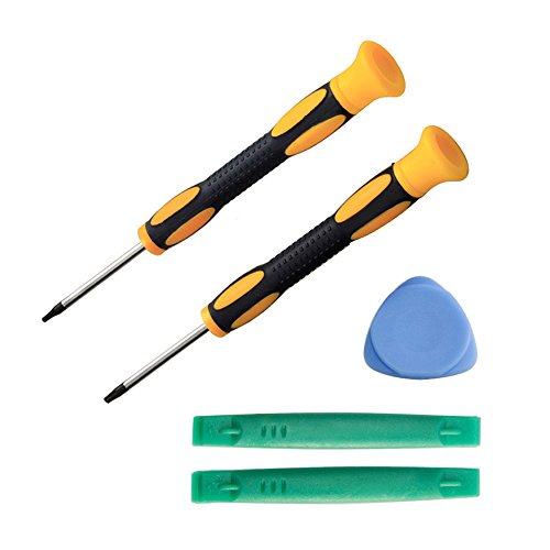 T6 Screwdriver Schraubendreher mit Elektronik Hebelwerkzeug für Xbox One Xbox 360 Controller und PS3, Schwarz, 2er-Set von EBOOT