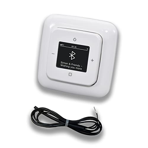 Busch Jäger DAB+ Unterputz Bluetooth Radio Set 8217U-101 im 1fach Rahmen in Reflex Si alpinweiß glänzend + 0,9 Meter EBROM Wurfantenne zur Empfangsoptimierung BT Connect 8217 U-101 Busch Jäger DAB+ Unterputz Bluetooth Radio Set 8217U-101 im 1fach Rahmen in Reflex Si alpinweiß glänzend + 0,9 Meter EBROM Wurfantenne zur Empfangsoptimierung BT Connect 8217 U-101 von EBROM