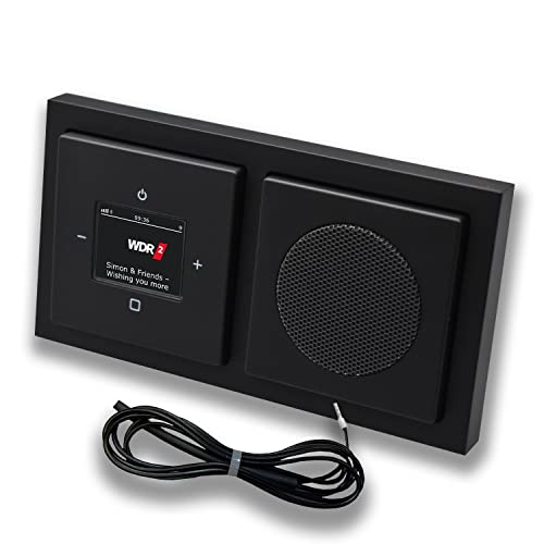 Busch Jäger DAB+ Unterputz Radio 8215U-101 SCHWARZ MATT Komplett-Set + Lautsprecher + 0,9 m EBROM Wurfantenne zur Empfangsoptimierung - 8215 U -101 Busch Jäger DAB+ Unterputz Radio 8215U-101 SCHWARZ MATT Komplett-Set + Lautsprecher + 0,9 m EBROM Wurfantenne zur Empfangsoptimierung - 8215 U -101 von EBROM