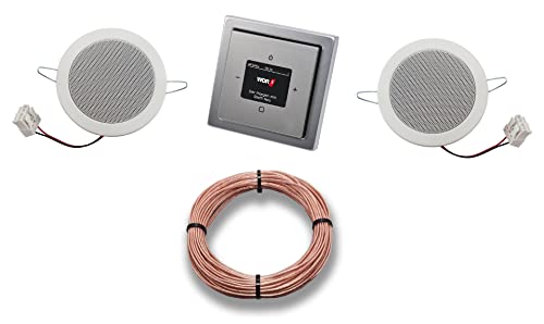 Busch Jäger DAB+ Unterputz Unterputzradio DAB PLUS RADIO 8215 U – 101 PUR EDELSTAHL Komplett-Set + 2 x Deckenlautsprecher/Einbaulautsprecher + 20 m Lautsprecherkabel 2x0,75 mm² 8215U-101 Busch Jäger DAB+ Unterputz Unterputzradio DAB PLUS RADIO 8215 U – 101 PUR EDELSTAHL Komplett-Set + 2 x Deckenlautsprecher/Einbaulautsprecher + 20 m Lautsprecherkabel 2x0,75 mm² 8215U-101 von EBROM