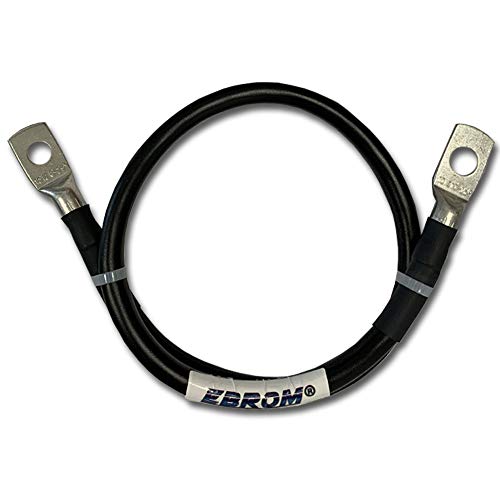 EBROM Batteriekabel KFZ Kabel 10 mm² schwarz, fertig konfektioniert inkl Schrumpfschlauch, ab 30 cm bis 10 Meter, viele verfügbare Längen mit Ringösen/Kabelschuhe M6/M8/M10 kombinierbar 10mm2 (10 mm2) EBROM Batteriekabel KFZ Kabel 10 mm² schwarz, fertig konfektioniert inkl Schrumpfschlauch, ab 30 cm bis 10 Meter, viele verfügbare Längen mit Ringösen/Kabelschuhe M6/M8/M10 kombinierbar 10mm2 (10 mm2) von EBROM
