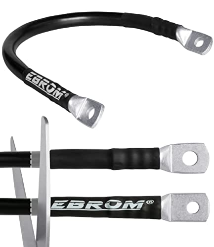 EBROM Batteriekabel PLUSKABEL ROT, 80 cm, 70 mm2, Kupferkabel flexibel 12V/24V, Kabelschuh M10 + M10, für PV, Caravan, Boot, PKW, LKW, Motorrad, Wohnmobil EBROM Batteriekabel PLUSKABEL ROT, 80 cm, 70 mm2, Kupferkabel flexibel 12V/24V, Kabelschuh M10 + M10, für PV, Caravan, Boot, PKW, LKW, Motorrad, Wohnmobil von EBROM