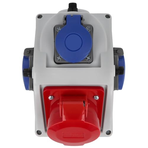 EBROM CEE-Verteilerdose – 1x CEE 32A 5P 400V + 3x Schuko 16A 230V – IP44 spritzwassergeschützt – Vorverkabelt & anschlussfertig – Robustes Gehäuse – Hochwertige Industriequalität EBROM CEE-Verteilerdose – 1x CEE 32A 5P 400V + 3x Schuko 16A 230V – IP44 spritzwassergeschützt – Vorverkabelt & anschlussfertig – Robustes Gehäuse – Hochwertige Industriequalität von EBROM