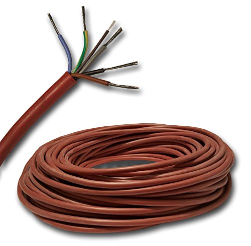 Silikonkabel Saunakabel SIHF-J 5x4 mm² - 99,9% OFC Kupfer verzinnt -Meterware- Auswahl in 1 Meter Schritten - Ihre Auswahl: 40 Meter 5 x 4 mm2 Silikonkabel Saunakabel SIHF-J 5x4 mm² - 99,9% OFC Kupfer verzinnt -Meterware- Auswahl in 1 Meter Schritten - Ihre Auswahl: 40 Meter 5 x 4 mm2 von EBROM