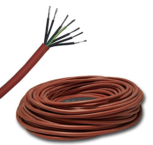 Silikonkabel Saunakabel SIHF-J 7x1,5 mm² - 99,9% OFC Kupfer verzinnt -Meterware- Auswahl in 1 Meter Schritten, Ihre Auswahl: 12 Meter 7 x 1,5 mm2 Silikonkabel Saunakabel SIHF-J 7x1,5 mm² - 99,9% OFC Kupfer verzinnt -Meterware- Auswahl in 1 Meter Schritten, Ihre Auswahl: 12 Meter 7 x 1,5 mm2 von EBROM