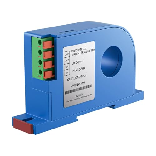 AC Current Transmitter 4-20mA RS485 Relay DC Current Transducer 0-10V 0-5V 0-100A 0-200A DC24V Hall Current Sensor(Output 0-10V,DC 0-50A_DC24V) von EBRSRMXTJ