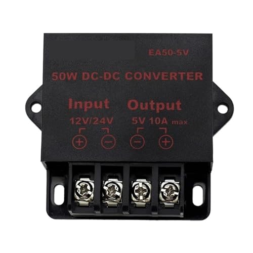 DC 12V 24V to DC 5V 3A 5A 10A 15A Transformer Voltage Regulator Converter Step Down Buck Module Power Supply for LED Car Solar(To 5V 10A 50W) von EBRSRMXTJ