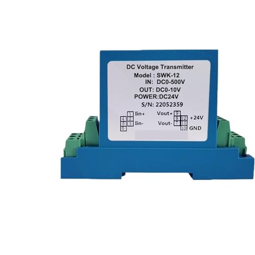 DC Voltage Transmitter Sensor Perforated Mutual Inductance Integrated Module Input 0-1000V Output 4-20mA 0-5/10V(Output 0-20mA,DC 0-150V) von EBRSRMXTJ