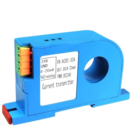 Din Rail Type Perforated Current Sensor 0-10V 4-20mA Ampere Transmitter Closed Loop Hall Ampere Sensor 22mm(50A,DC4-20mA) von EBRSRMXTJ