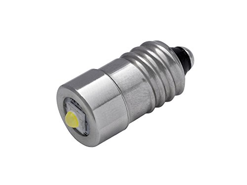 EBS-SYSTART GmbH TorchLED10-HP - Super helle 3 Watt LED-Ersatzbirne für Taschenlampen | Sockel E10 | 1,5-9 Volt von EBS-SYSTART GmbH